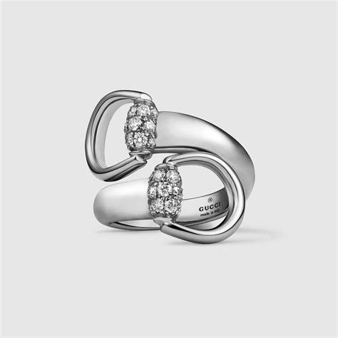 gucci horsebit ring|gucci white gold horsebit ring.